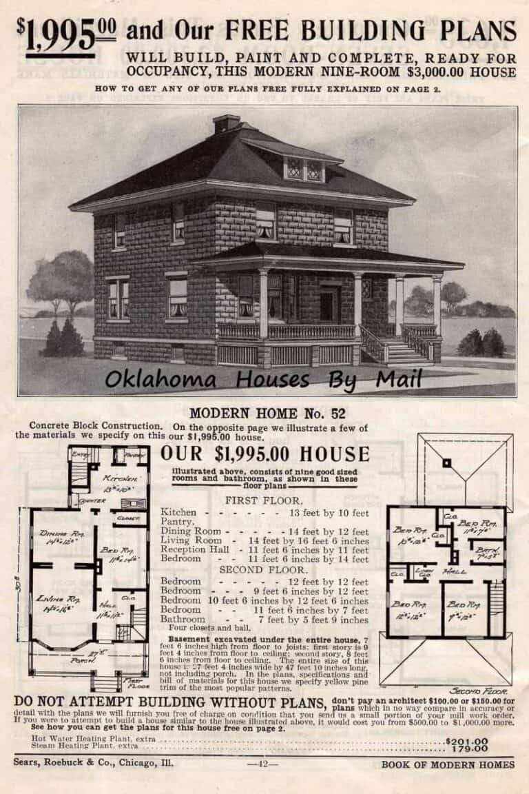 American Foursquare Sears Kit House Plans Part Everyday Old House