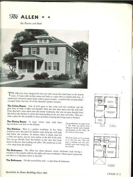 Gordon-Van Tine American Foursquare House. 1941 catalog Courtesy of archive.org