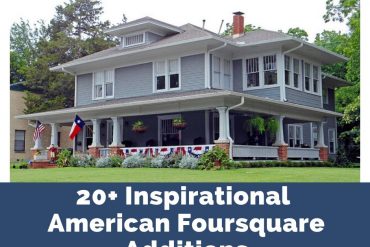 American Foursquare Additions for Inspiration #americanfoursquare #renovations