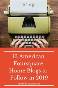 Interested in American Foursquare homes? Follow these homeowners as they rehab and restore their Foursquares #foursquarehomes #renovationblogs #americanfoursquare