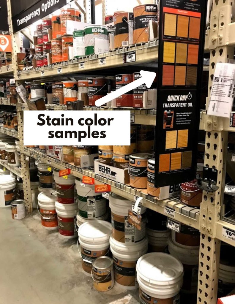 Behr deck stain color chart - transparent color options