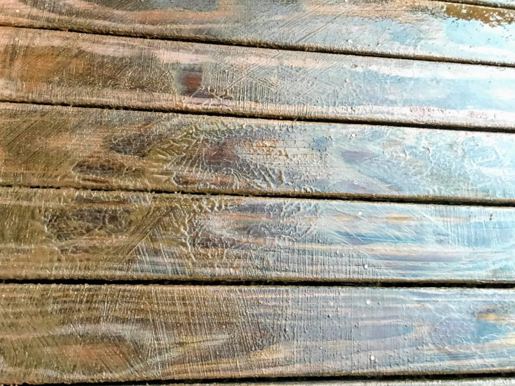 Behr deck stain and finish stripper working and removing old stain