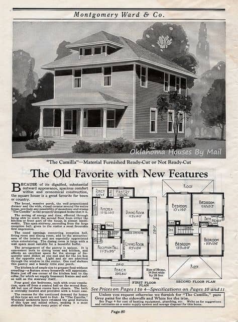Camilla Wardway Homes mail order catalog - Foursquare House Kits. Courtesy of ffshoe on flickr
