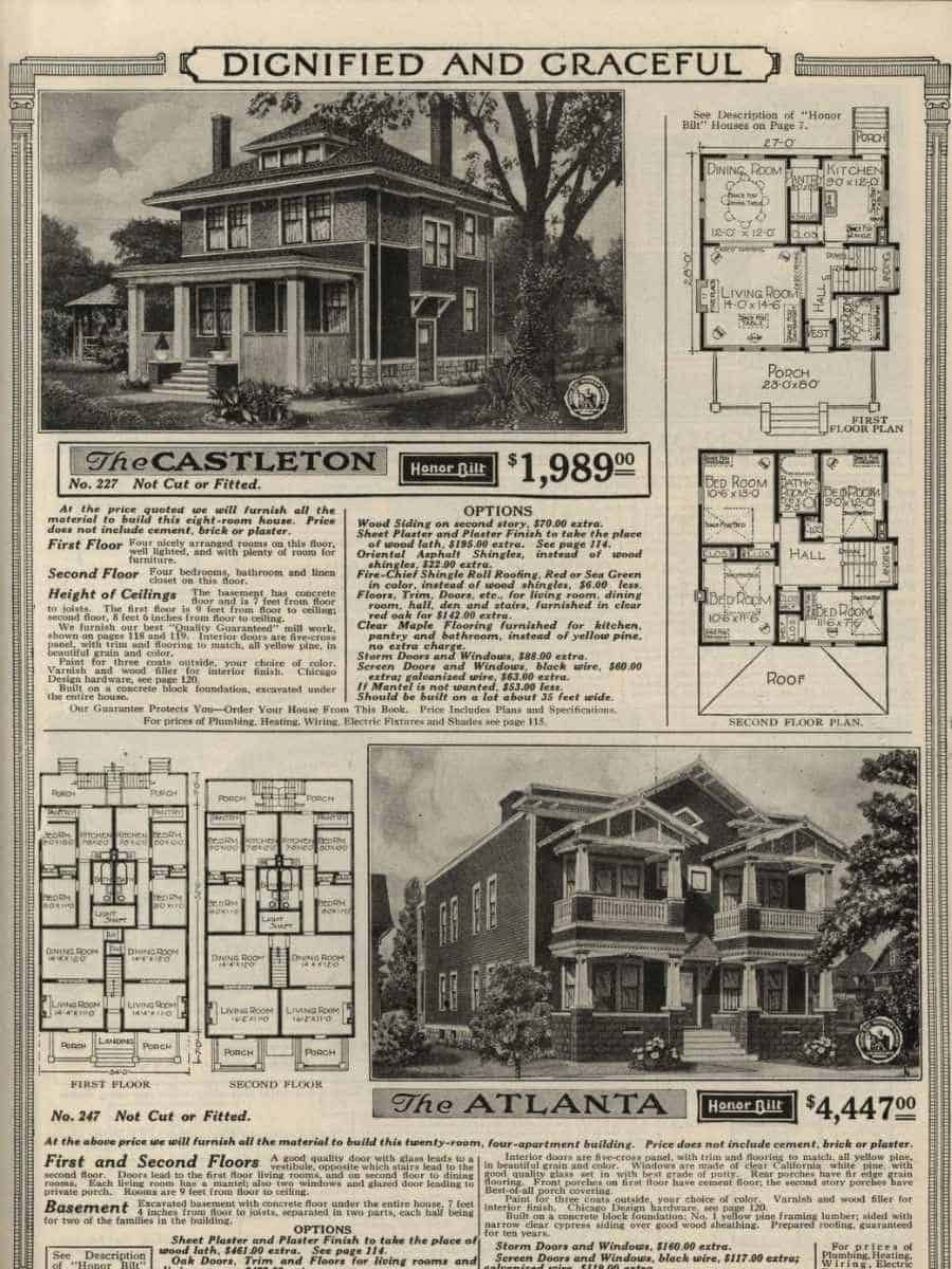 10 More Sears Foursquare Kit House Plans [Part 2] - Everyday Old House