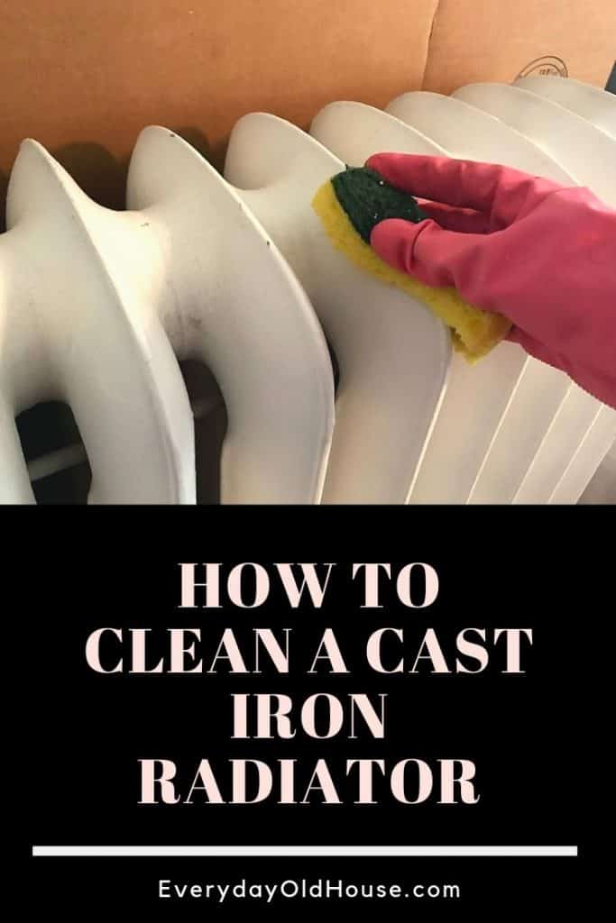 How to Clean a cast iron radiator #castironradiator #cleaning #cleaninghowto