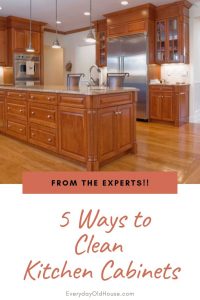 5 Ways To Clean Wooden Kitchen Cabinets Straight From The