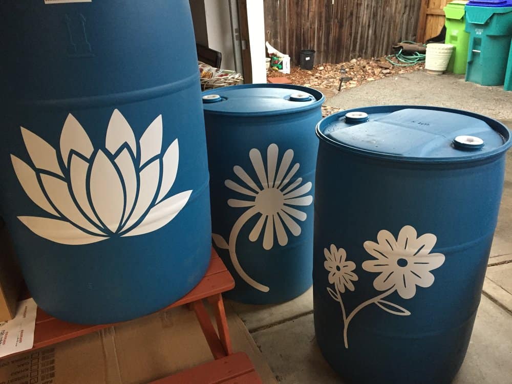 decals for sale for rain barrel