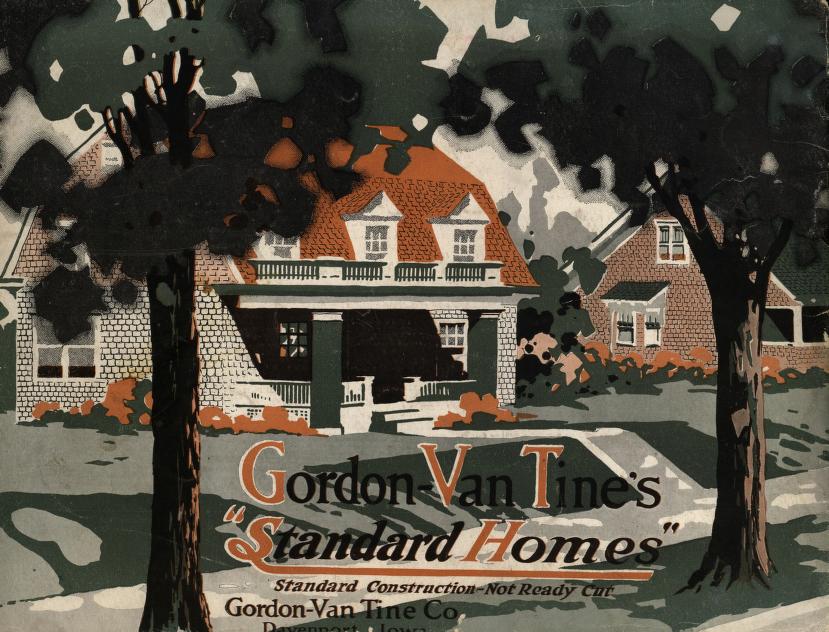 Gordon-Van Tine American Foursquare House. 1916 catalog Courtesy of archive.org