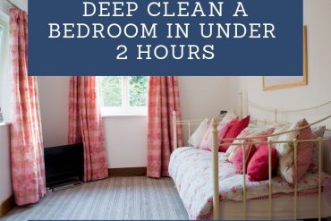 How to Deep Clean A Bedroom in under 2 hours #checklist #deepclean #springcleaning #springcleaningchecklist