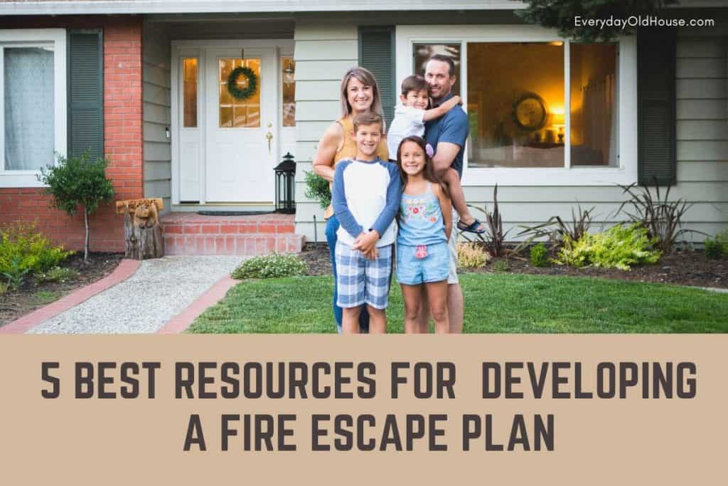 Best Resources for Developing a Fire Escape Plan #fireescapeplan #homesafety #homeowner