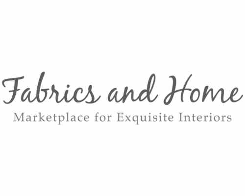 logo for Fabrics and Home blog and online store - where I was quoted