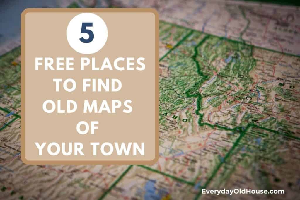 US map with title 5 free places to find old maps of your town online