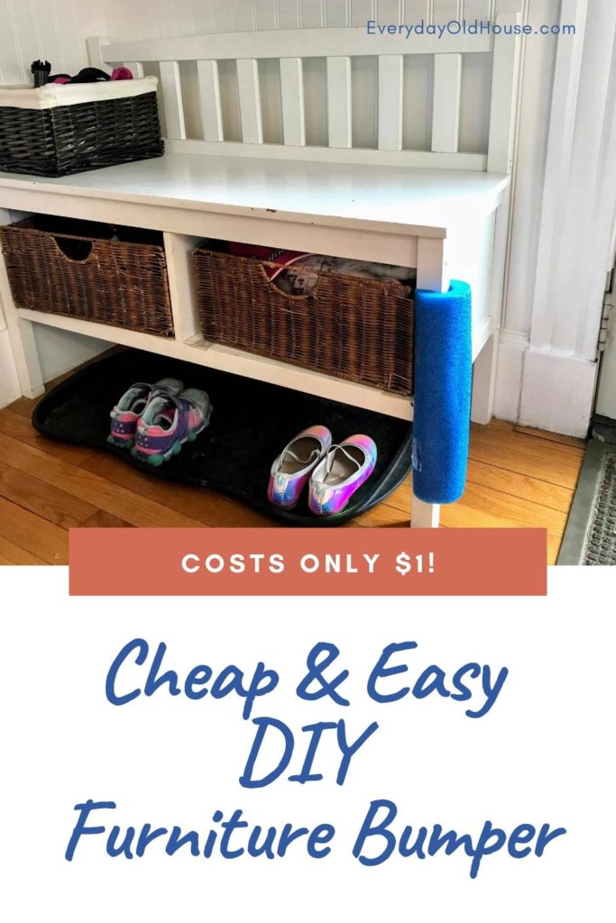 Cheap and Easy Furniture Bumper DIY hack with pool noodle