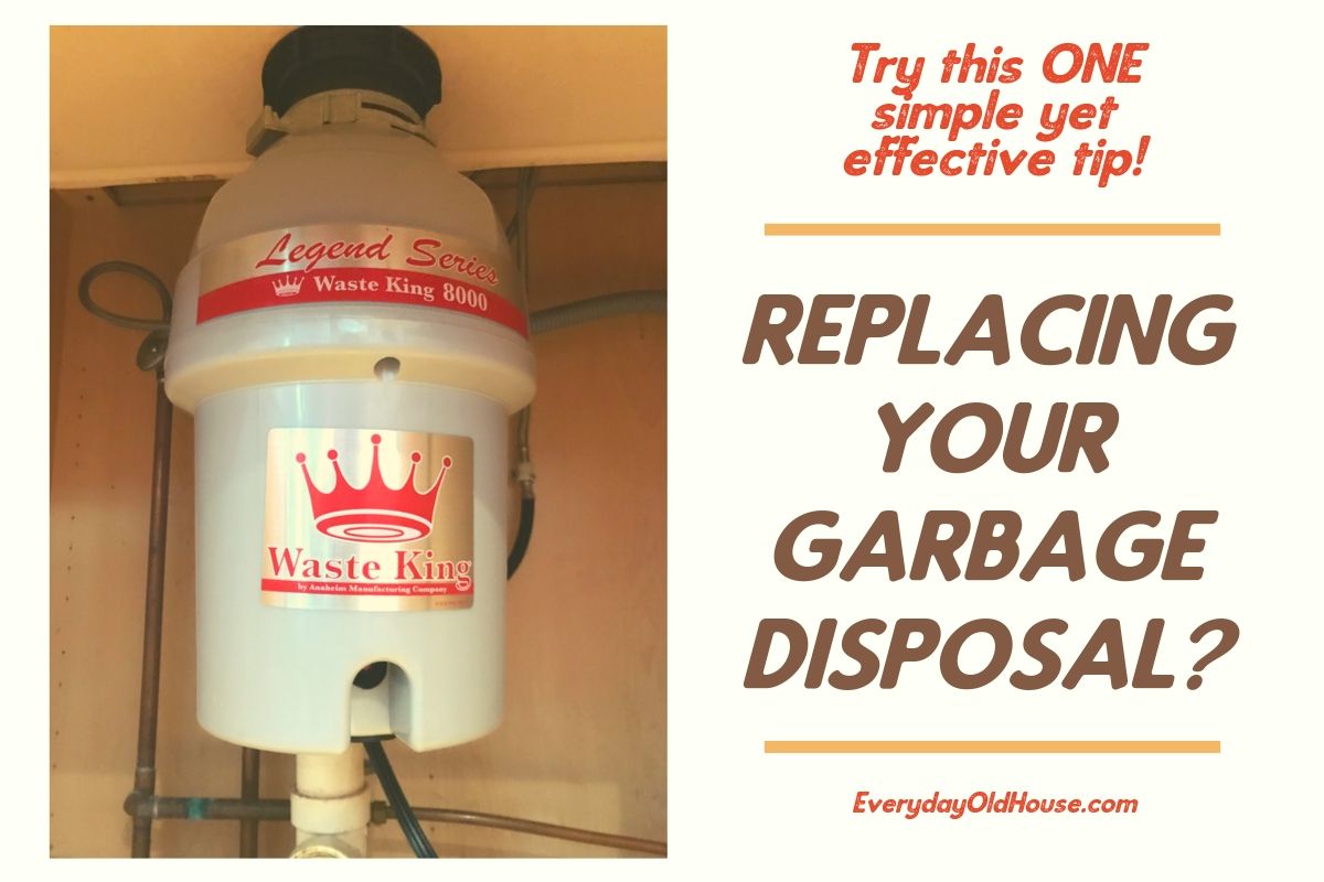 how to replace garbage disposal