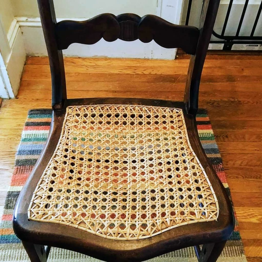 Handwoven chair cane