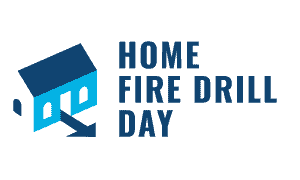 Logo for Home Fire Drill Day #homefiredrillday #nationwide