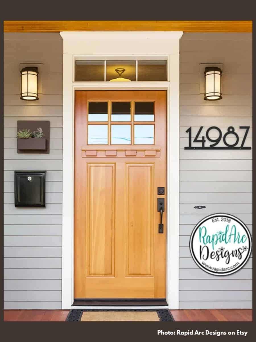 10 Eye-Catching Ways for Ultra-Visible House Numbers - Everyday Old House