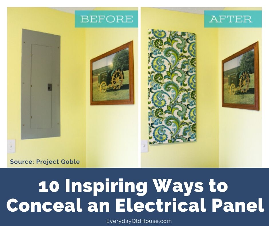 10 Inspiring Ways To Conceal An Electrical Panel Everyday Old House