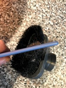 How to clean a dust brush attachment using an easy 3 step process #vacuum #cleanhome
