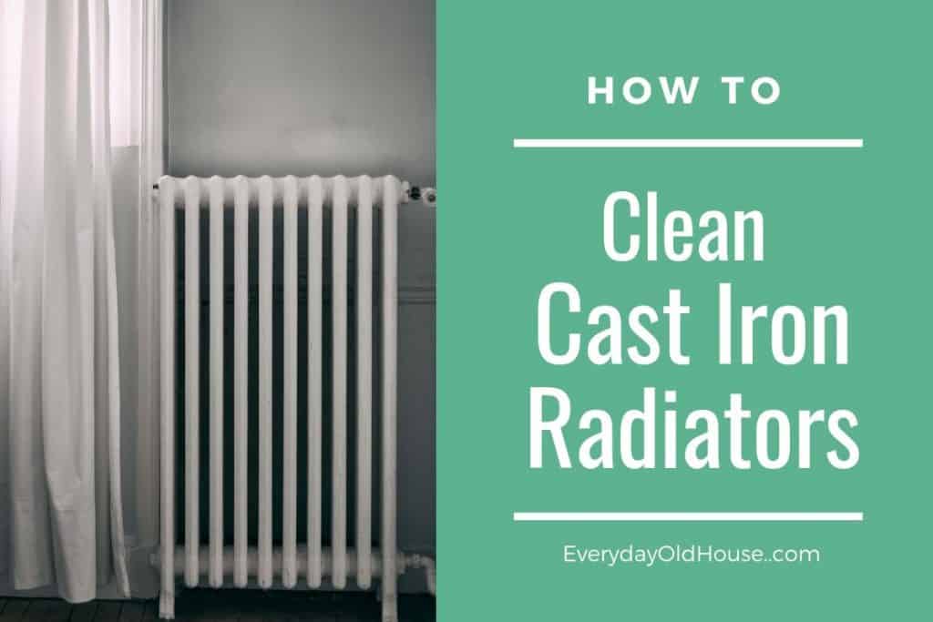 How to Clean a cast iron radiator #castironradiator #cleanradiator #DIYcleaning