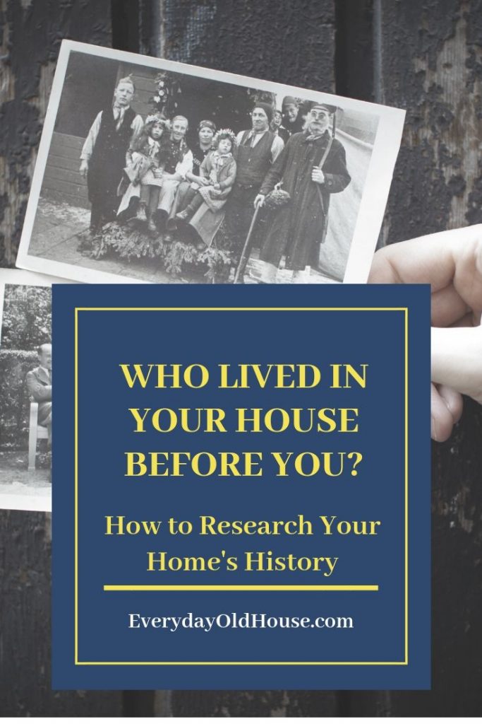 How to find previous homeowners of your old house #househistory #wholivedhere #pasthomeowner