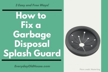 How to fix a slow drain from a garbage disposal baffle - 3 easy fixes for a Waste King EZ Mount #wasteking #garbagedisposalbaffle