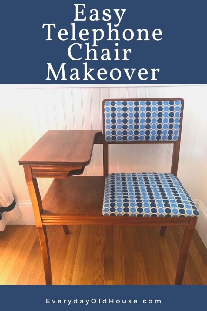 How to upcycle a telephone chair or gossip chair #gossipchair #telephonebench #furniturerepairhowto