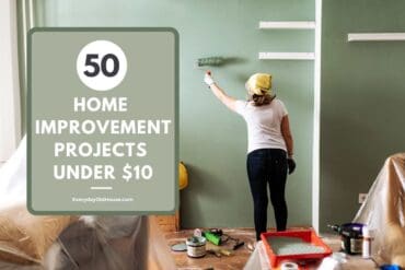 Home improvement doesn't have to be expensive. Here's 50 ideas to improve your home under $10.