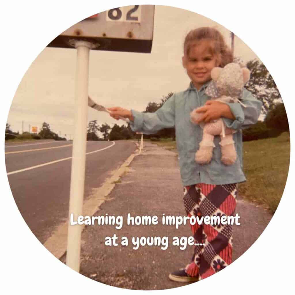 Once a DIYer, always a DIYer - future Founder of a home improvement blog Jennifer DeAscentis Osterhout