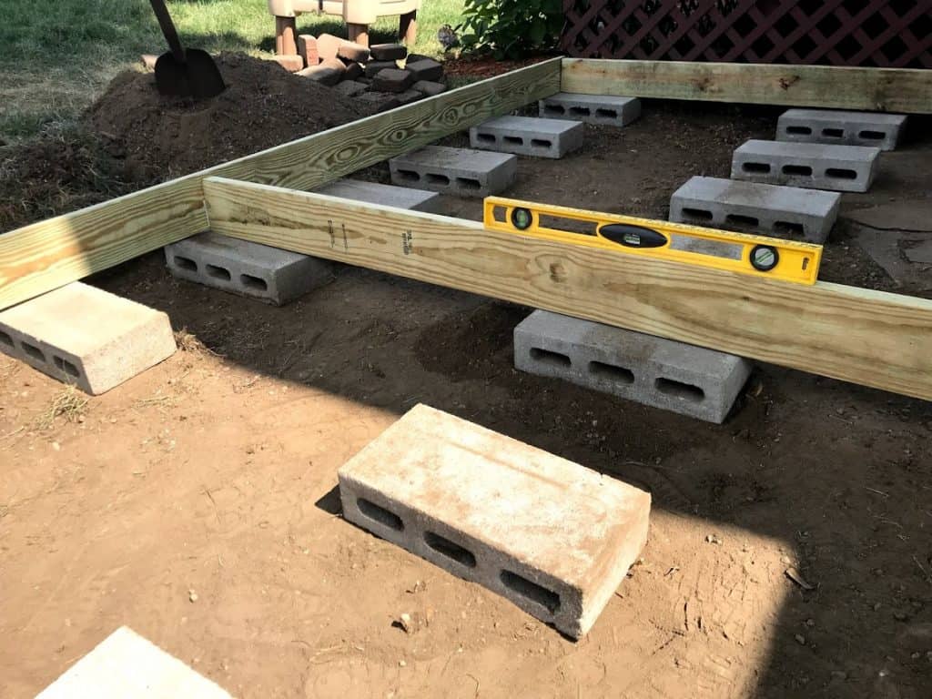 concrete deck blocks uses