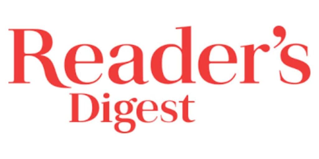reader digest logo to show where i've been quoted