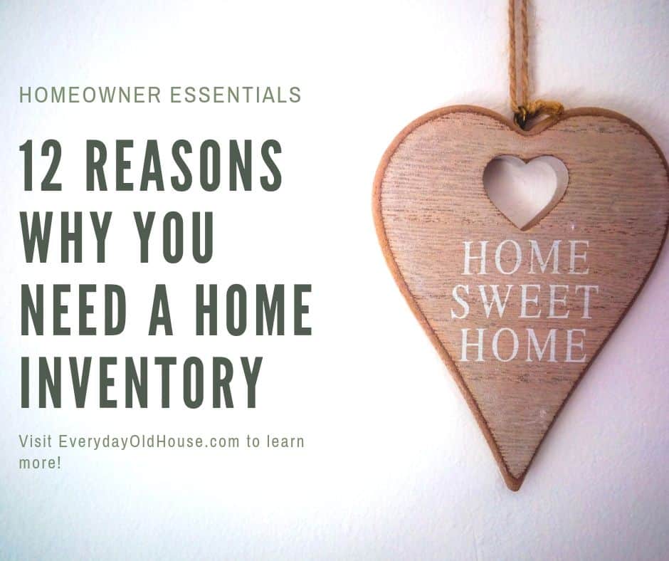 Reasons to create home inventory #homeinventory #emergencyprep #homeowner