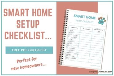 Download this free smart home setup checklist covering video doorbells, smart locks, lighting & more. Make your new home smarter and life easier!