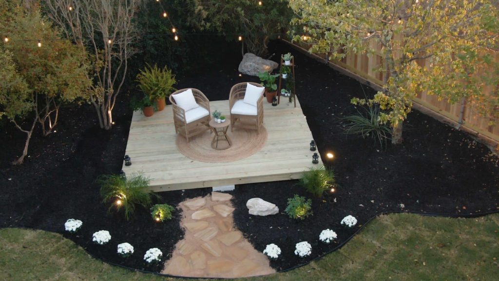 The Spruce Floating deck landscaping ideas Courtesy of https://www.thespruce.com/how-to-build-floating-decks-2132000