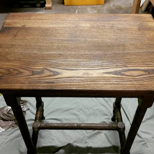 Danish oil used to restore this late Victorian side table #danishoil #tabletoprestore