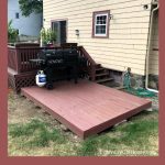 Building a floating deck? Read our Lessons Learned as we tackled The Spruce's Floating Deck tutorial #floatingdeck #thespruce #DIYdeck #backyardDIY