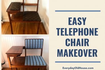 How to upcycle a telephone chair #gossipchair