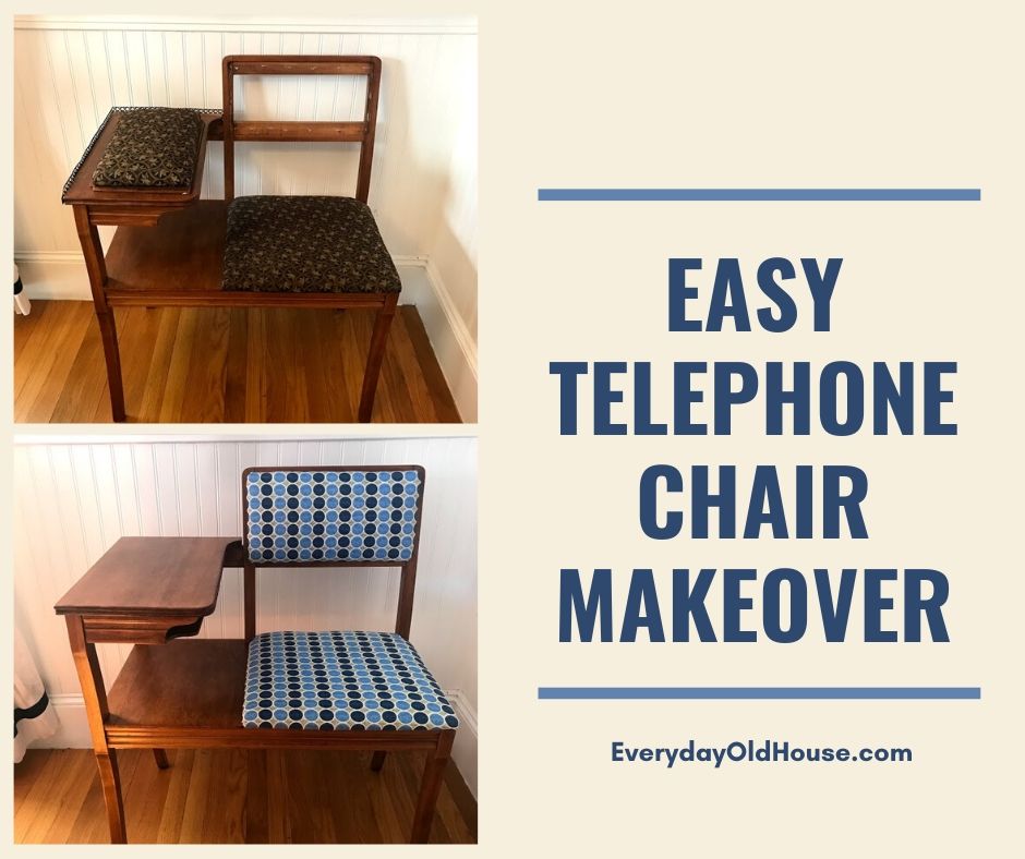 How to upcycle a telephone chair #gossipchair