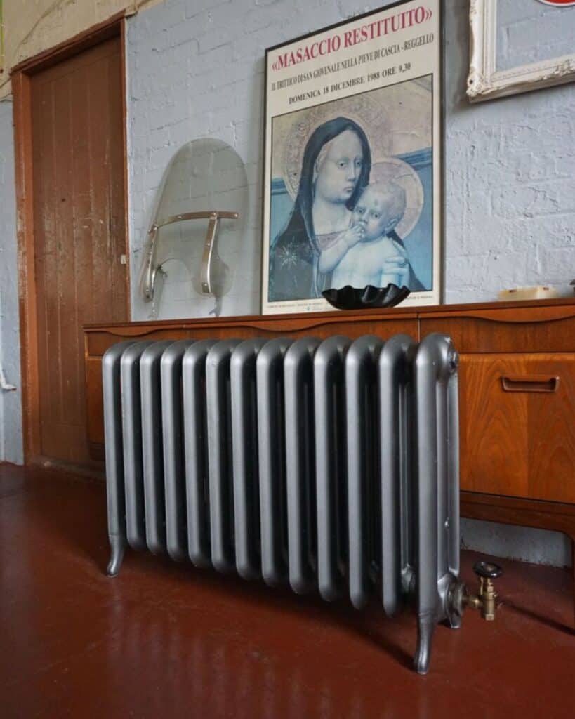 grey color cast iron radiator - grey can still be gorgeous!