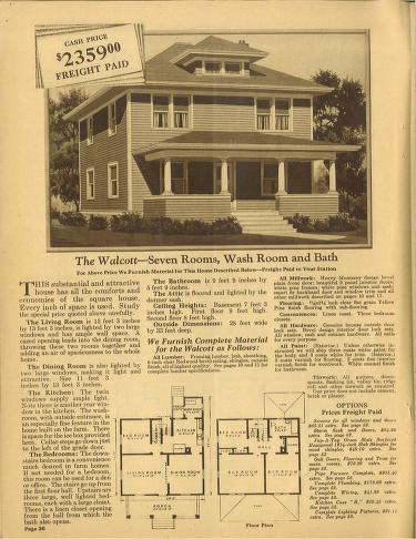 Gordon-Van Tine American Foursquare House. 1929 catalogCourtesy of archive.org