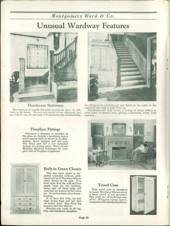 Wardway Homes catalog of Foursquare kit house, Courtesy of archive.org, 1924