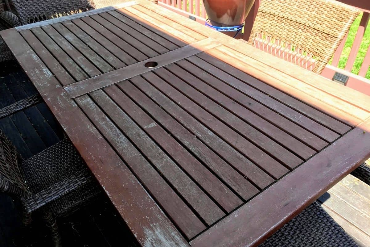 How to Easily Restore Eucalyptus Outdoor Furniture Everyday Old House