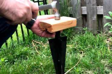 How to install a no-dig fence
